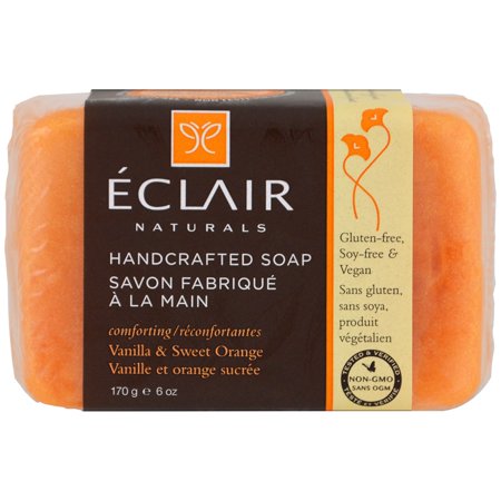 - Eclair Naturals Handcrafted Soap - Vanilla and Sweet Orange - 6 oz.