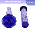 thumbnail image 4 of Paquete de 10 filtros de aspiradora de repuesto compatibles con Dyson V7 y V8, 4 of 7