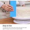 thumbnail image 5 of Alisador Con raspador raspador de pasteles para crema de mantequilla decorador de pastelería TUNC, 5 of 5