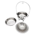 thumbnail image 7 of Chafing Dishes for Buffet Set, Silver 4.5L/4.76Qt Round Stainless Steel Buffet Warmers Desktop Mount Warming Tray for Hotels, Buffets, Restaurants, Family Gatherings, Dormitories (, 7 of 7