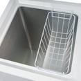 thumbnail image 4 of 3.5 Cu.Ft Chest Freezer Removable Storage Basket, Top Open Door Freezing Machine For Home And Kitchen/Dorm/Bar/Office, 7 Temperature Settings, 4 of 9