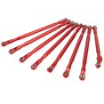 thumbnail image 4 of Zaqw RC Rod Link Linkage Set,RC Rod Link Linkage Set Pull Rod with Sway Bar Aluminum for Axial SCX6 JLU 1/6 RC Car Vehicle,RC Metal Rod Link, 4 of 8