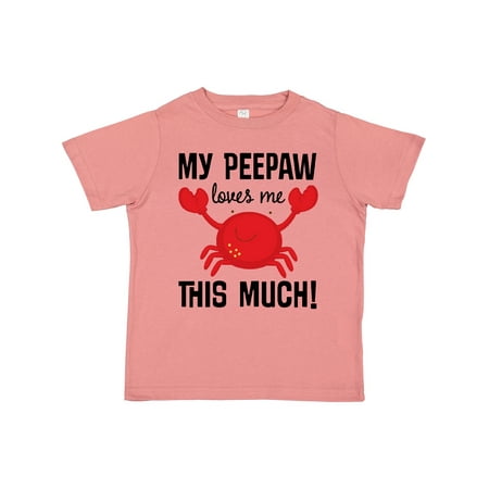 

Inktastic My Peepaw Loves Me Gift Toddler Boy or Toddler Girl T-Shirt
