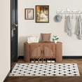 thumbnail image 4 of 40 in Shoe Storage Bench, 2-Tier Entryway Bench with Doors and Adjustable Shelf, Wooden Shoe Cabinet Organizer, 4 of 9