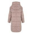 thumbnail image 4 of Niaviben Puffer Jacket Womens with Hood Women's Thickened Down Jacket Long Puffer Coat Women Puffer Jacket Puffy Jacket Long Puffy Coat Women Puffy Jackets for Women with Hood Khaki M, 4 of 5
