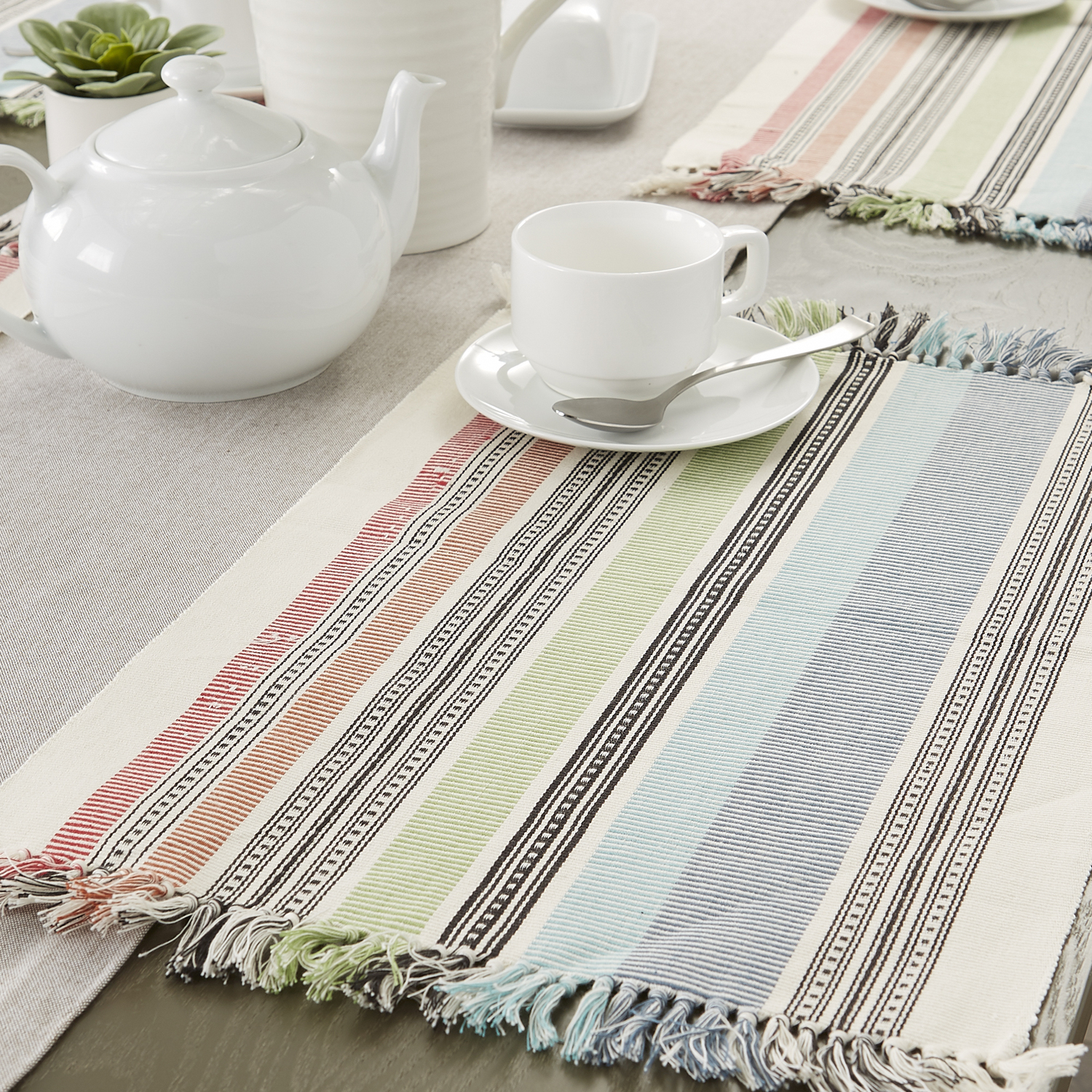 Mediterranean Stripe Placemat (Set of 6)