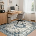 thumbnail image 4 of Uermei 5'x7' Washable Area Rug for Living Room: Non-Slip Stain-Resistant Soft Indoor Rug for Bedroom Dining Room Home Office Decor - Blue, 4 of 12