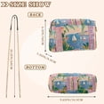 thumbnail image 4 of FORMRS Women Crossbody Purse with Chain Strap Vegan Leather Shoulder Handbag, Pink Seaside Boat, 4 of 7
