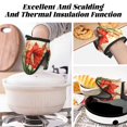thumbnail image 7 of Pofeuu Vibrant Amaryllis Flowers Print Thickened Mini Silicone Oven Mitts Heat Resistant, Rubber Oven Mitt Gloves, Finger Pinch Grips, Pot Holder, Silicone Potholder, 7 of 7
