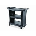 thumbnail image 5 of Rubbermaid Commercial Executive Service Cart, Three-Shelf, 20.33w x 38.9d x 38.9 h, Black -RCP9T6800BK, 5 of 5