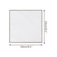 thumbnail image 2 of INSPIRE CHIC Men's Pocket Square Cotton Handkerchiefs for Suits Jacket Coffee One Size, 2 of 4