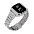 thumbnail image 1 of ROLOJ LED, RELOJ Deportivo Digital Con Pantalla Tactil Conarma Aarma, Cronógrafo, Función de Luz Nocturna, Correa de Acero inoxidable, Para Uso Diario, Reloj, LED, Roloj, 1 of 7