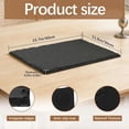 thumbnail image 2 of 4-Piece 16-Inch by 12-Inch Natural Slate Cheese Board Tray Set for Charcuterie, Sushi, Fruit, Meat, Parties, or Gifts, 2 of 6