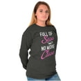 thumbnail image 4 of Full of Sass No More Class Graduation Women's Long Sleeve T Shirt Brisco Brands 2X, 4 of 6