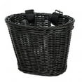 thumbnail image 3 of Almencla Kids Handlebar Bike Basket Imitation Rattan Handmade Basket Simple and Black, 3 of 8
