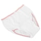 thumbnail image 2 of Bragas de período para mujer, bragas de malla menstruales protectoras a prueba de fugas, talla L, color blanco, 2 of 8