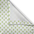 thumbnail image 3 of Ambesonne Green Kitchen Curtains, Vintage Retro Polka Dots, 55"x39", Pale Green and White, 3 of 3
