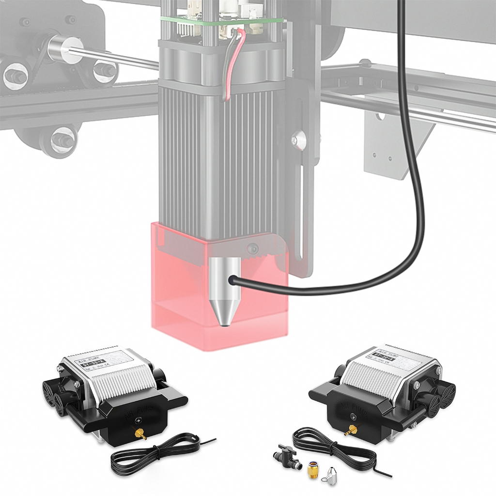 Longer Engraver High Volumes Air Assist Pumps For Lasers Cutters Reduces Smokes