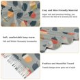 thumbnail image 5 of FORMRS Womens Scarf Winter Soft Long Big Warm Shawls Wrap Tassel Scarves, Gray Acorns Pattern, 5 of 9