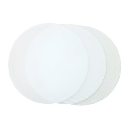 Way to Celebrate Plastic Round Cake Board , Plastic Corrugate Board, 10 inch Dia, 3-Counts