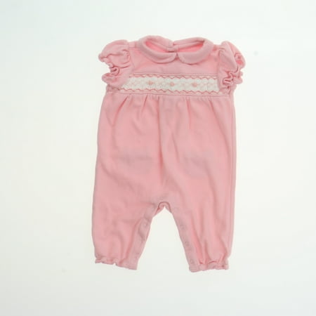 

Pre-owned Janie and Jack Girls Pink Long Sleeve Outfit size: 0-3 Months