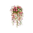thumbnail image 2 of Decoraciones De Plástico Guirnalda de flores de lirio artificiales de plástico color beige con hojas de seda para decoración de bodas y hogares (1 pieza) Rkxzt, 2 of 9