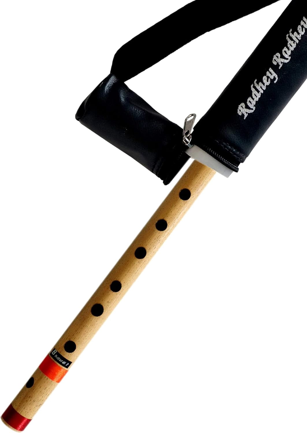 Musical Combo Flutes B Natural (20 Inch) & C Sharp 7 Hole (18.5 Inch) Bamboo Flute Bansuri with Flute Carry Bag Free By Indian Collectible