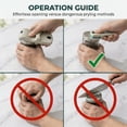 thumbnail image 6 of Lsupdaol 2 Pack Canning Jar Opener with Magnets, Mason Jar Opener For Canning Lids, for Regular and Wide Mouth Lids, Powerful Magnet for Easy Refrigerator Storage, Releases Vacuum Seal(Beige), 6 of 6