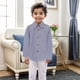 thumbnail image 2 of Gibobby Blusa Niños Camisas de vestir casuales de manga larga con botones a y manga larga para niños y niñas(Gris, 3-4 Años), 2 of 4