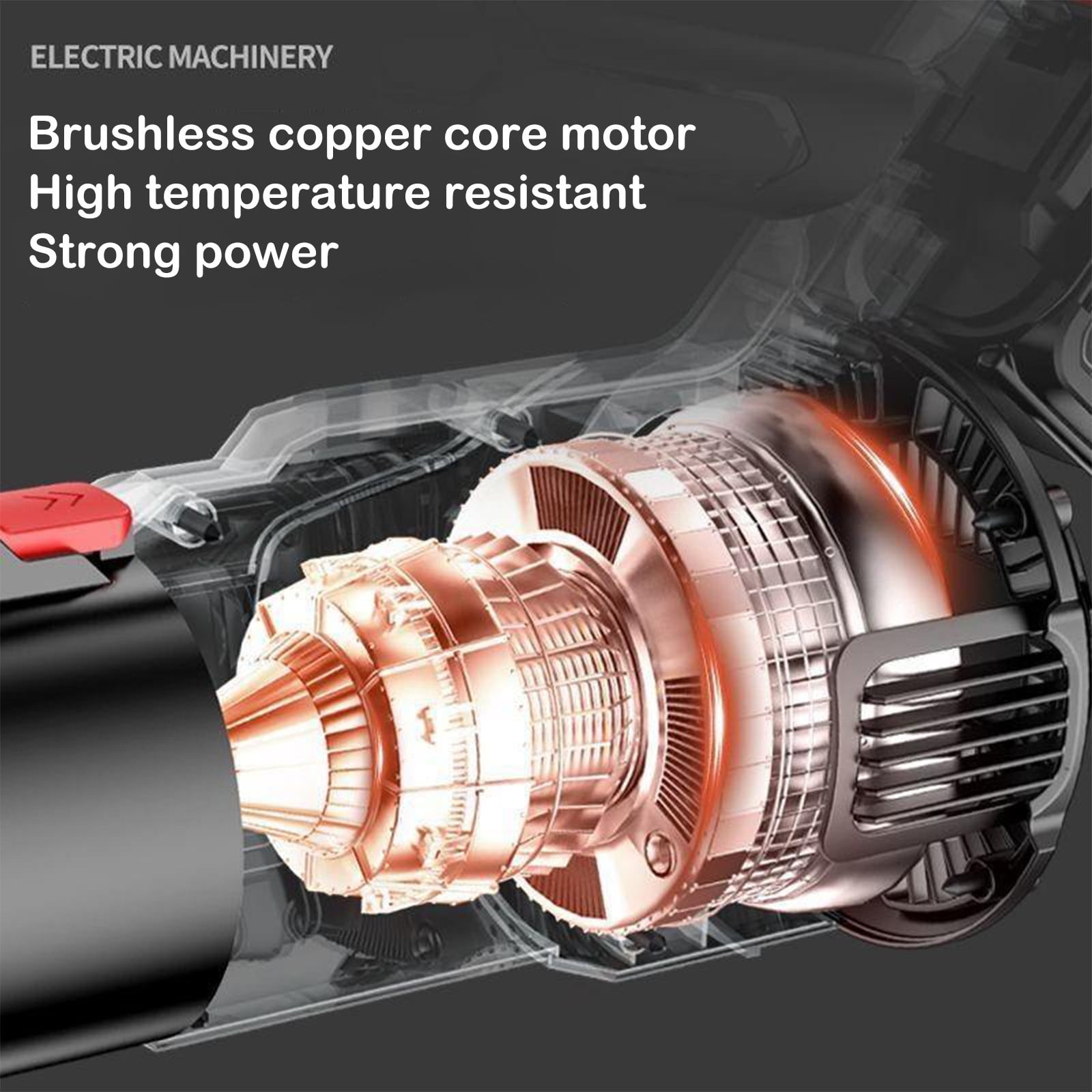 Leaf Blower Cordless, Mini Leaf Blower, Handheld Battery Powered Electric Leaf Blower, 2-in-1 Portable Blower and Vacuum, for Lawn Care, Dust/Snow Blowing