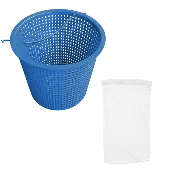 Boovnll Pool Deals, Swimming Pool Skimmer Replacement Basket Include 1Pcs Skimmer Socks, Above Ground Pool Accessories, Pool Accessories for Above Pools, Pool Accessories
