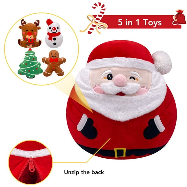 Juguetes de peluche de Navidad Juguetes de peluche de Papá Noel Juguetes de  peluche de peluche Juguetes de peluche de Navidad Lindo innovador en
