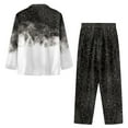 thumbnail image 4 of Kuiaobaty Butterfly Spider Web Pajamas for Women Halloween Set Long Pants Sleepwear Sets Soft Comfy Night Wear V-Neck Loungewear Cute Pajama House Wear, XL, 4 of 7