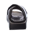 thumbnail image 3 of Gia Borghini Female Black Crossover Strap Slides Glossy Finish In Leather Black Sizes IT 34-50 2/3, 3 of 5