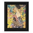 thumbnail image 2 of Lady With a Fan by Gustav Klimt, Framed Wall Art Print, Bright, Colorful Gustav Klimt Art, Living Room or Office Wall Art, 11x14, 2429, 2 of 6
