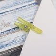 thumbnail image 3 of 100 Pcs Yellow Mini Plastic Clips for Crafts and Home Use, Lightweight Durable Mini Clips, 2.5 cm, 3 of 8