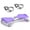 Purple, variant on TopComfy Waist and Abdomen Rotation Machine Abdominal Exercise Trainer with Dual Side Tension Ropes, Noise-Free Core Twist Board for Abs Fat Reduction Home Gym, Pink