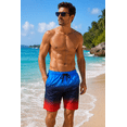 thumbnail image 6 of 2 in 1 Mens Swim Trunks with Compression Liner, 7 Inch Liner Board Shorts for Men, Beach & Swim Shorts, Gifts for Men, 6 of 7