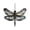 E Clear, variant on Stained Glass Window Hanging Dragonfly Suncatcher Outdoor Garden Hanging Decor Housewarming Gift Home Wall Art 1 Count Clear