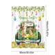 thumbnail image 3 of CREATITOY Easter Shower Curtain Waterproof Bathroom Decor for Holiday Party Home Use, 3 of 6