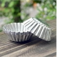 thumbnail image 2 of 100 Molde Tartaletas Aluminio Reposteria Horno Reutilizables, 2 of 5