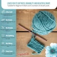 thumbnail image 4 of Mary Maxim Starlette Crochet and Knitting Yarn - Acrylic Worsted Weight Yarn 4, Aqua, 4 of 7