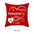 AdXKenry Pillow Case With Zipper Valentine's Day Throwing Pillow Cover