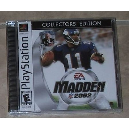 Madden NFL Football 2002 Collector's Edition NEW Playstation 1 PSX (Best Ps1 Racing Games)