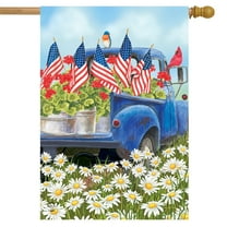 Briarwood Lane All American Truck Spring House Flag