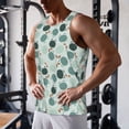 thumbnail image 5 of KLL Frog And Dragonflies Print Men's Muscle Gym Workout Stringer Tank Tops Bodybuilding Fitness T-Shirts Tank Tops Men-Medium, 5 of 7