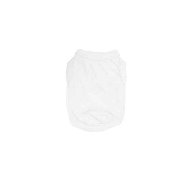 Greeniant Ropa para cachorros Algodón Sin hebillas Primavera y verano Chaleco para perros Disfraces Ropa Cachorros Sudadera Camisa para mascotas Verde Ropa para mascotas Blanco SG Greeniant PT003787-77B