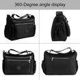 Nylon Shoulder Bag for Women, Waterproof Crossbody Bag Messenger Bag