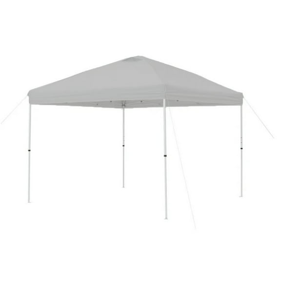 Garden Winds Custom Fit Replacement Canopy Top Cover Compatible with The 30957, WMT-1010NPC 10' x 10' Simple Push Instant Pop Up- Upgraded Performance RipLock 350 Fabric - Slate Gray