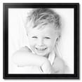 thumbnail image 2 of ArtToFrames 26" x 26" Matte Black with Beads Picture Frame, 26x26 inch Black Wood Poster Frame (WOM-4065), 2 of 8